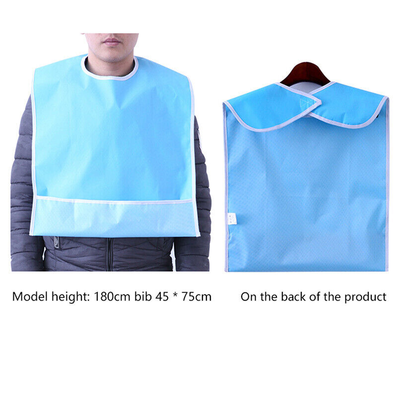 Adult Bib Protector Bibs Mealtime Waterproof Eating Clothing Apron Reusable Bib