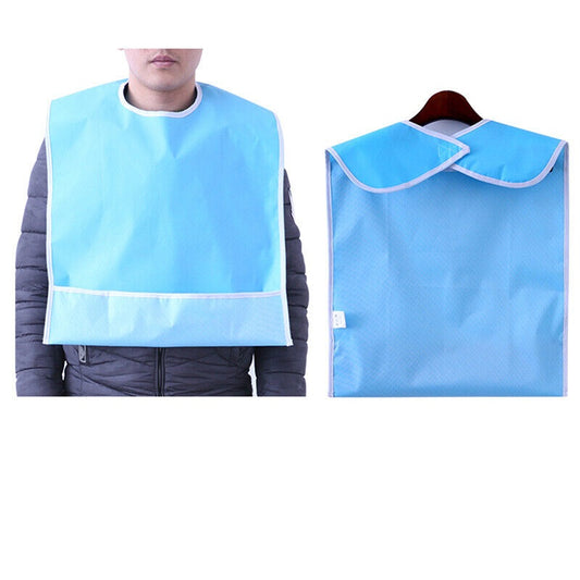 Adult Bib Protector Bibs Mealtime Waterproof Eating Clothing Apron Reusable Bib