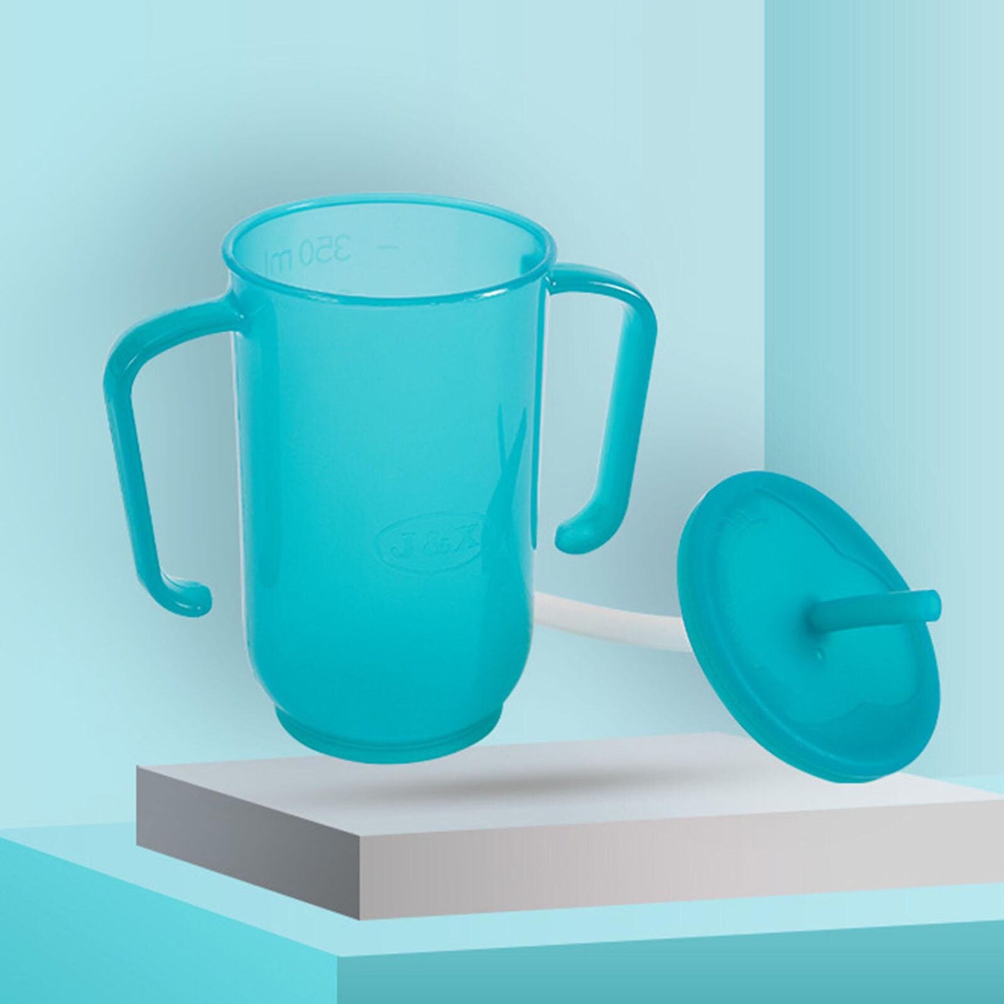 Drinking Cup/Beaker/Mug/Sippy Cup for Disabled Adults with Easy Grip Handles