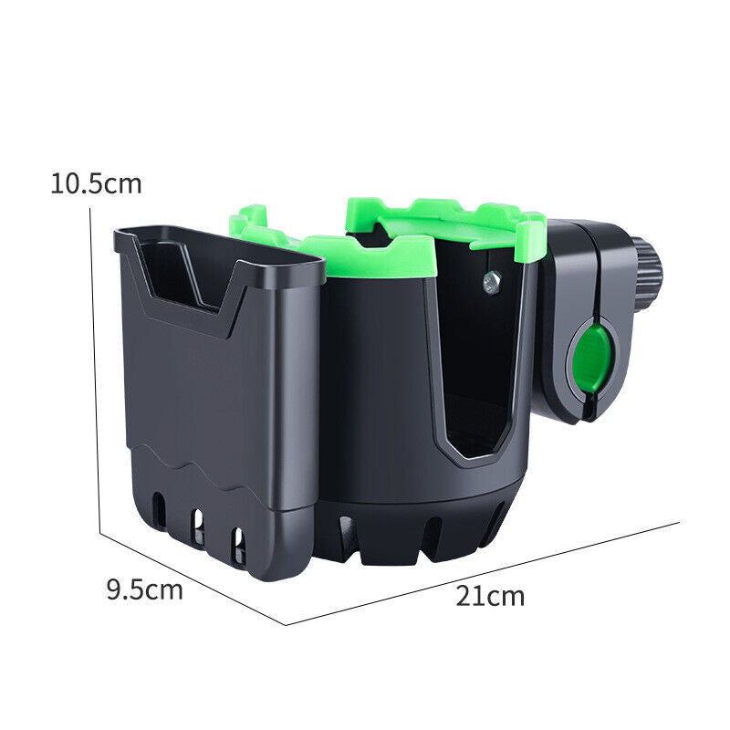 Universal Cup Bottle Phone Holder For Wheelchair Stroller Walker Bike Scooter