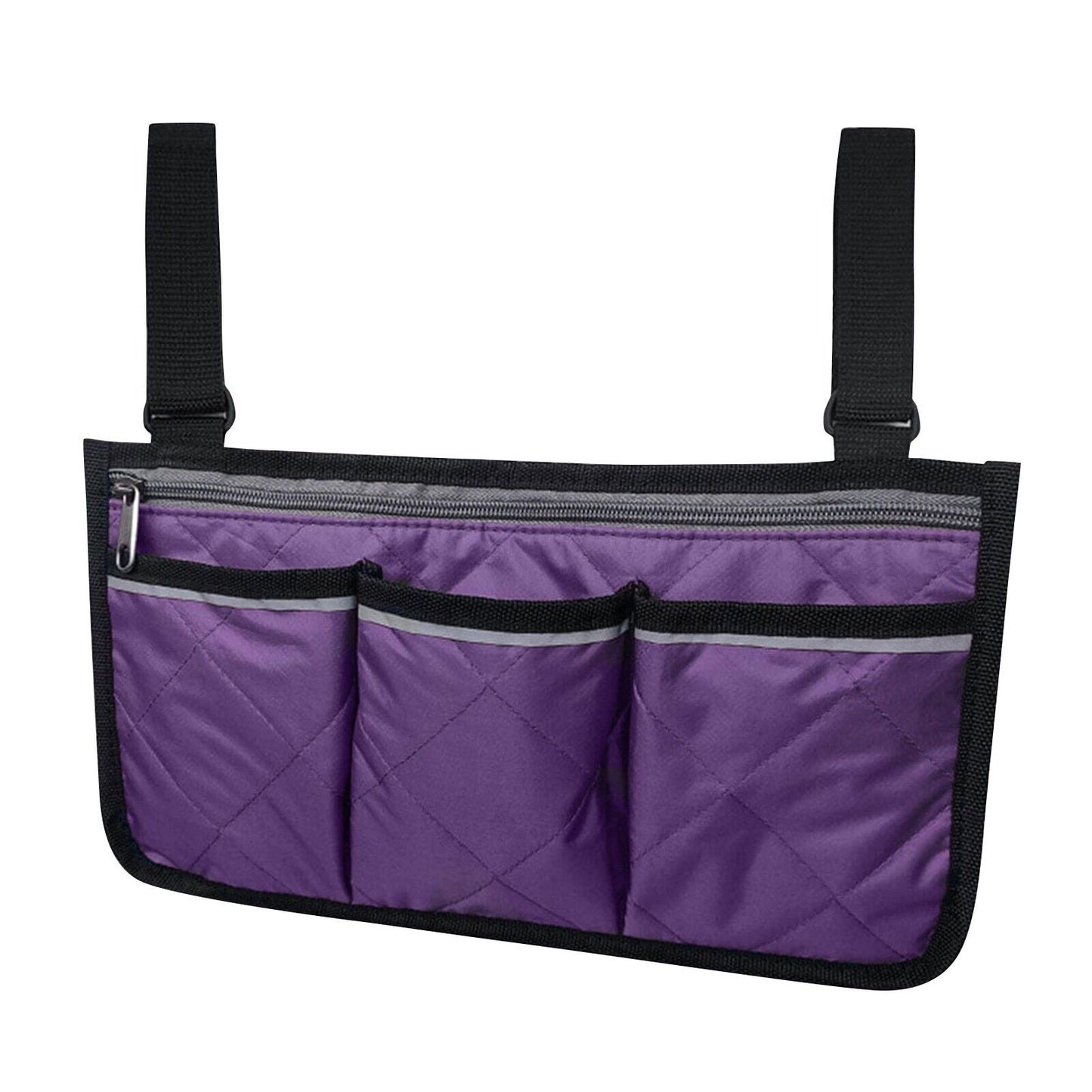 Waterproof Wheelchair Side Bag Organizer for Wallet and Accessories