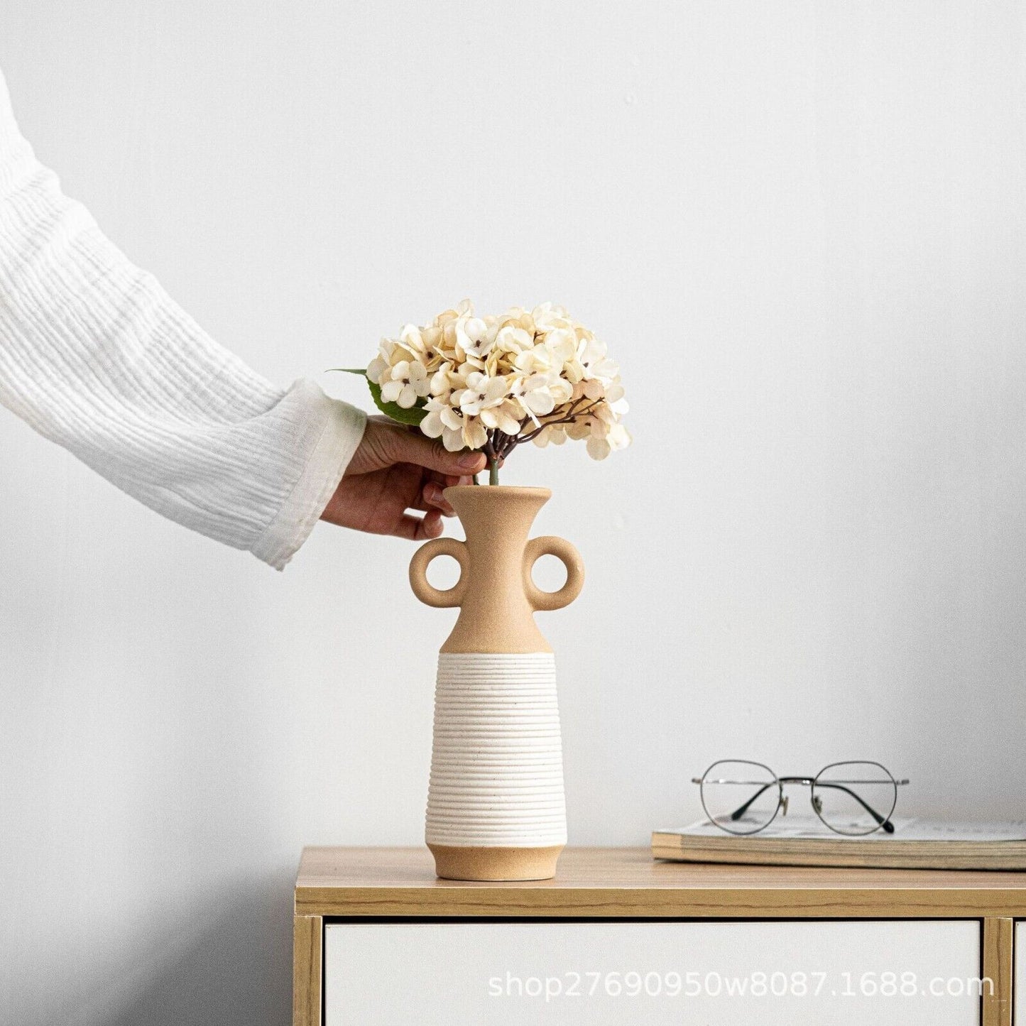 Handcrafted Ceramic Flower Vase