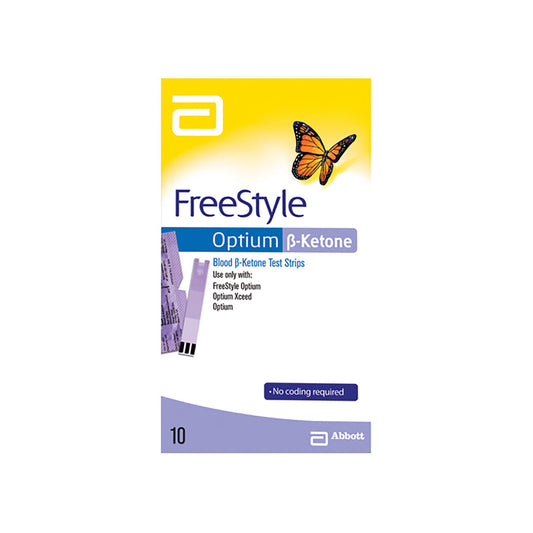 Abbott FreeStyle Optium Blood ß-Ketone 10 Test Strips