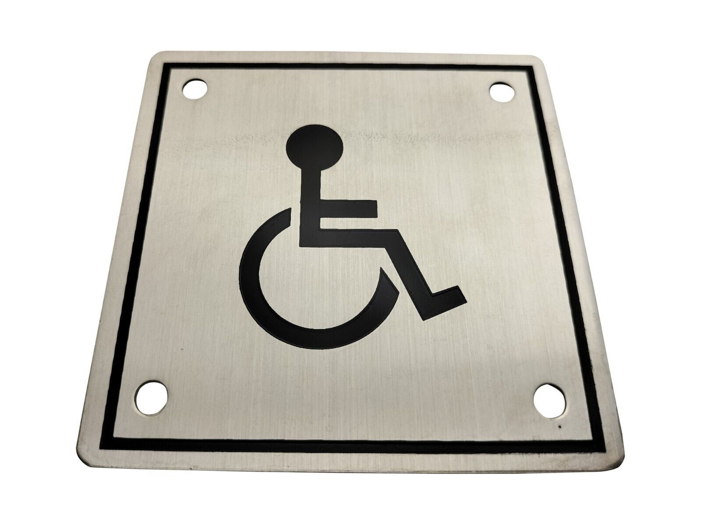 Disabled Wheelchair Sign Stainless Steel