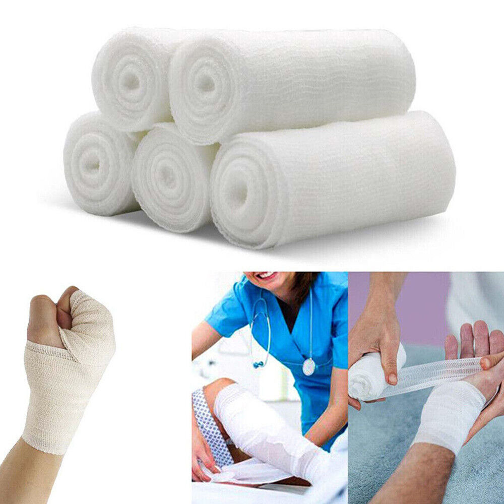 Disposable Gauze Bandage Roll First Aid Medical Bandages Wrap Wound Care