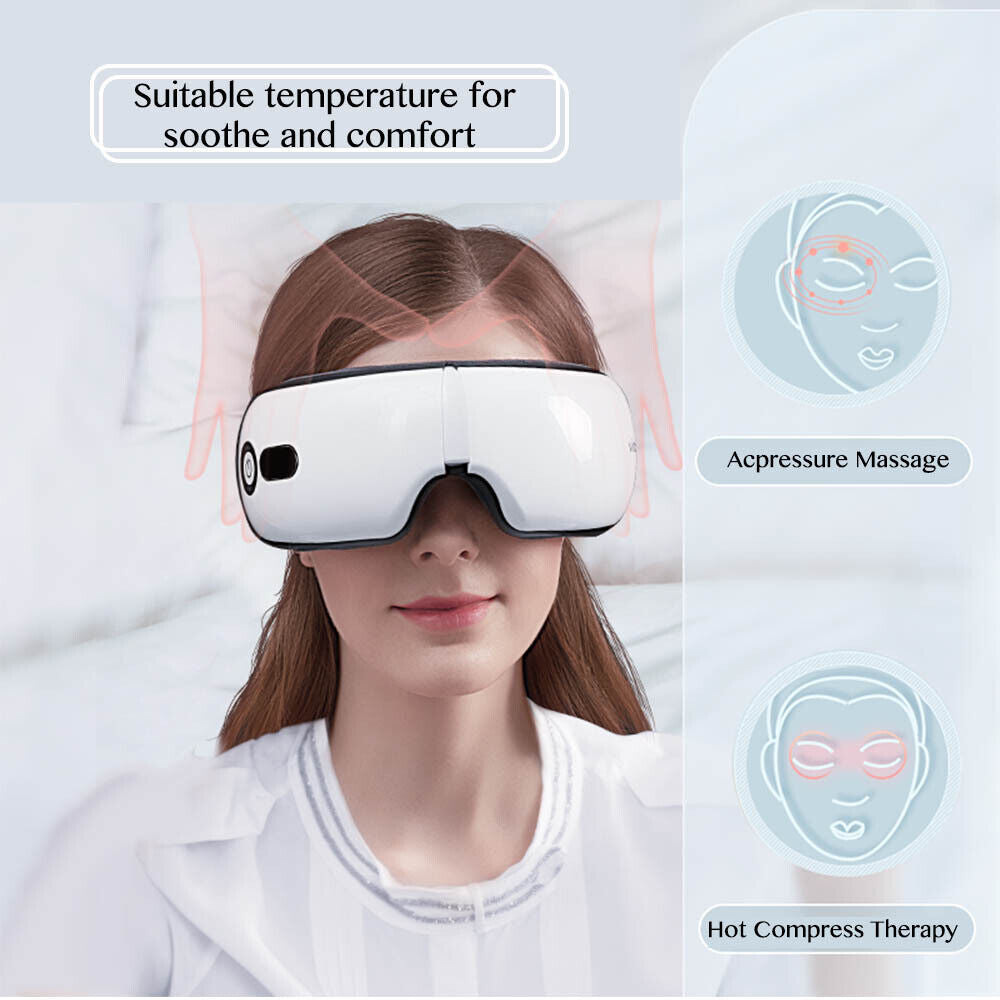 Rechargeable Eye Massager - Pressure and Heat Therapy NDIS and Aged Care