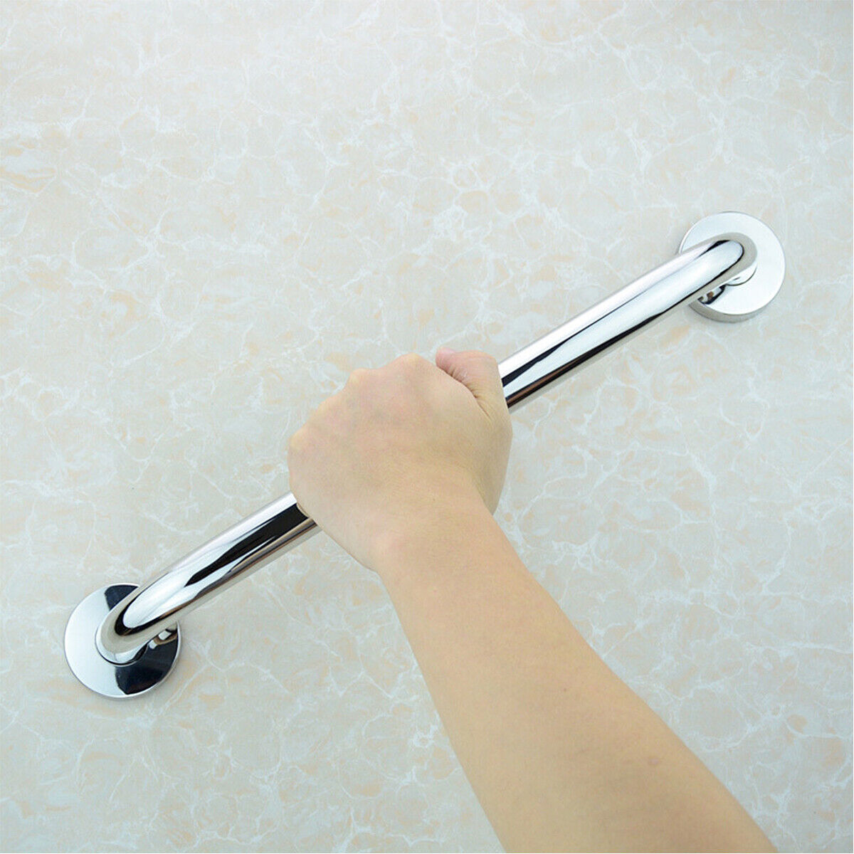 Disability Aid Holder Stainless Steel Handle Bathroom Rail Grab Hand Safety