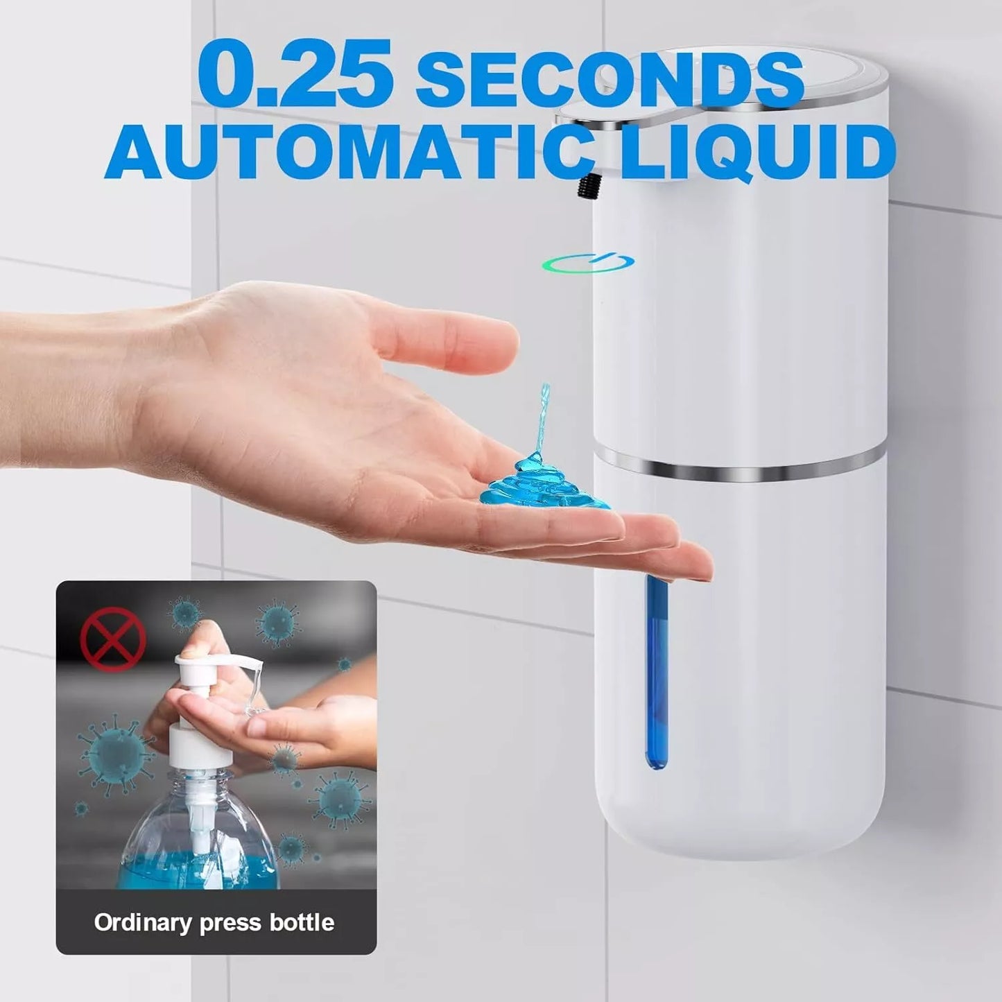 Automatic Foaming Soap Dispenser Touchless Foam Soap Dispenser 380ml