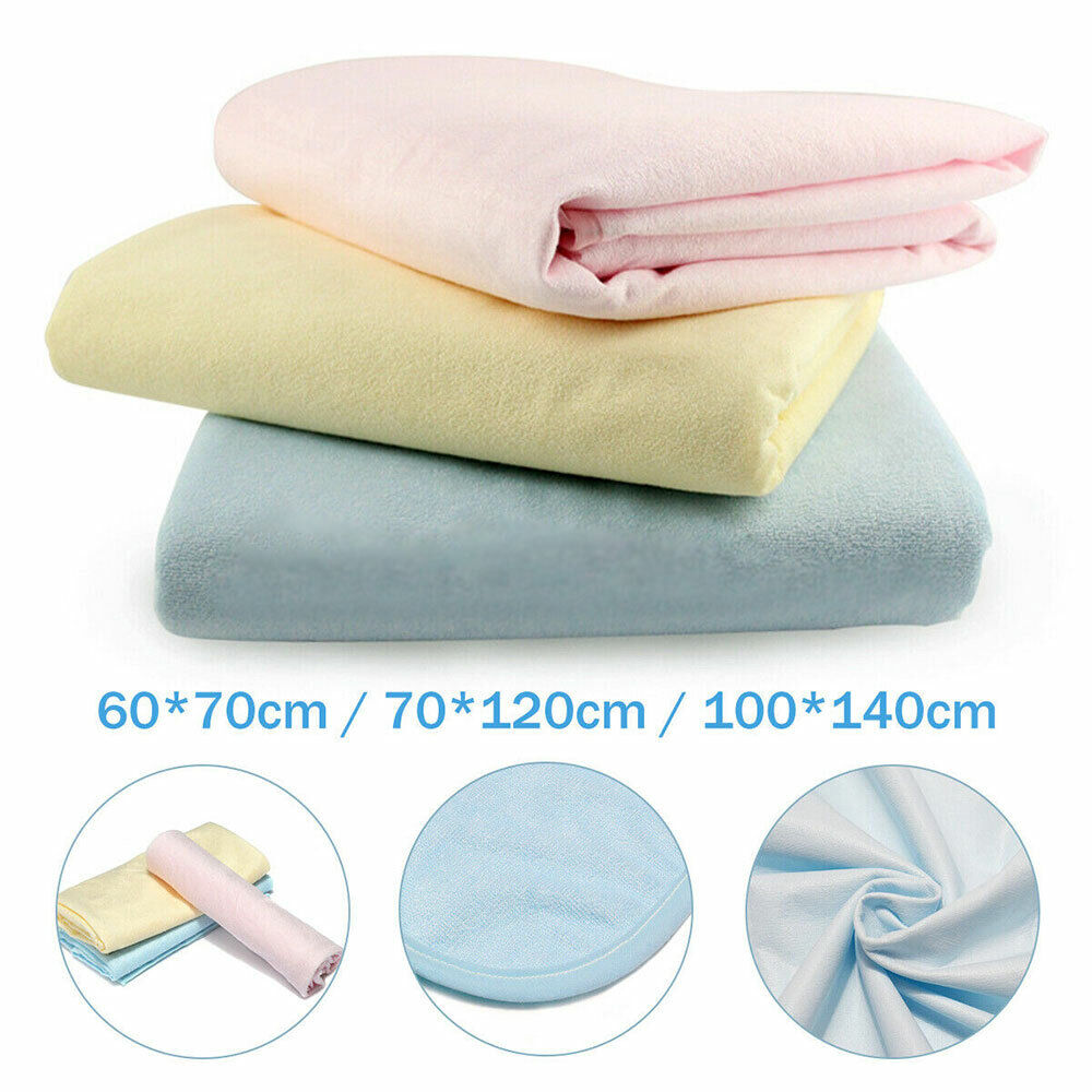 Washable Wetting Protective Dry Mats Absorbent Reusable Incontinence Bed Pad