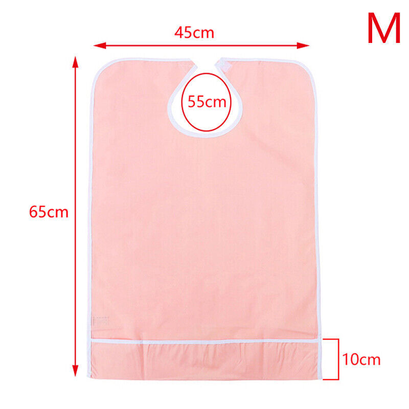 Adult Bib Protector Bibs Mealtime Waterproof Eating Clothing Apron Reusable Bib