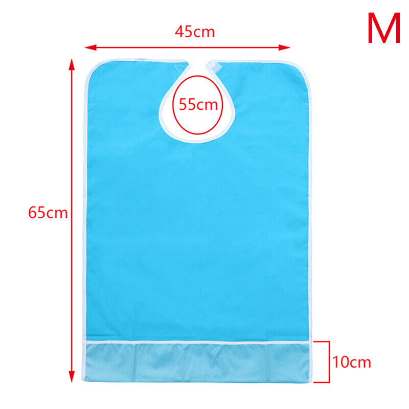 Adult Bib Protector Bibs Mealtime Waterproof Eating Clothing Apron Reusable Bib