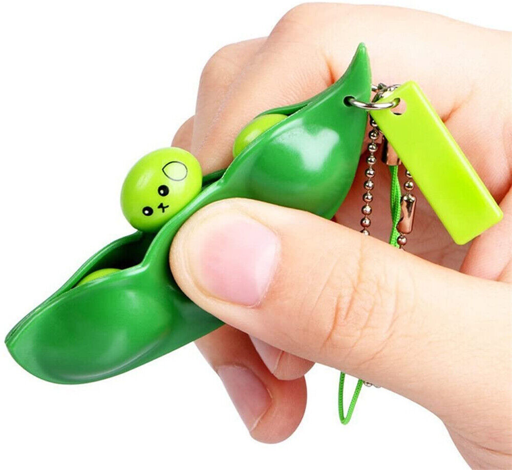 Pea Pod Pop It Fidget Toy Push Bubble Sensory Autism ADHD Stress Relief Popper