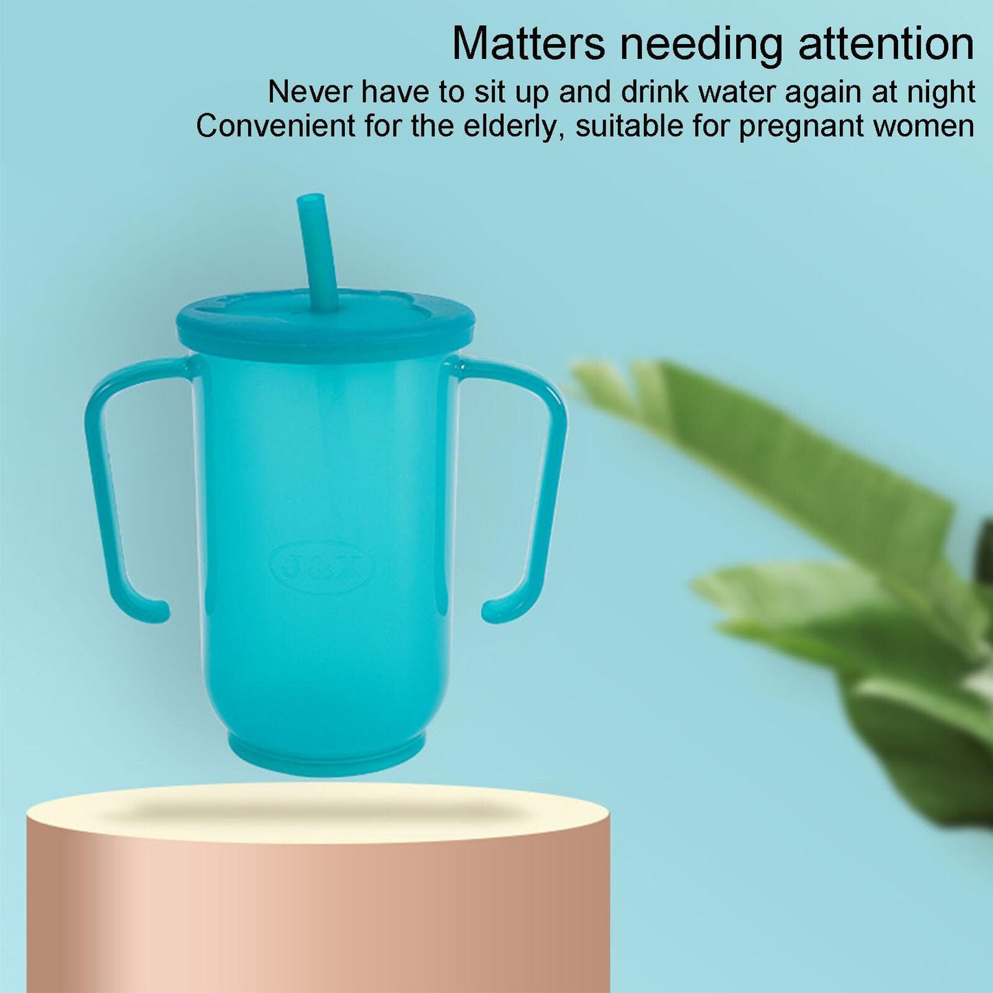 Drinking Cup/Beaker/Mug/Sippy Cup for Disabled Adults with Easy Grip Handles