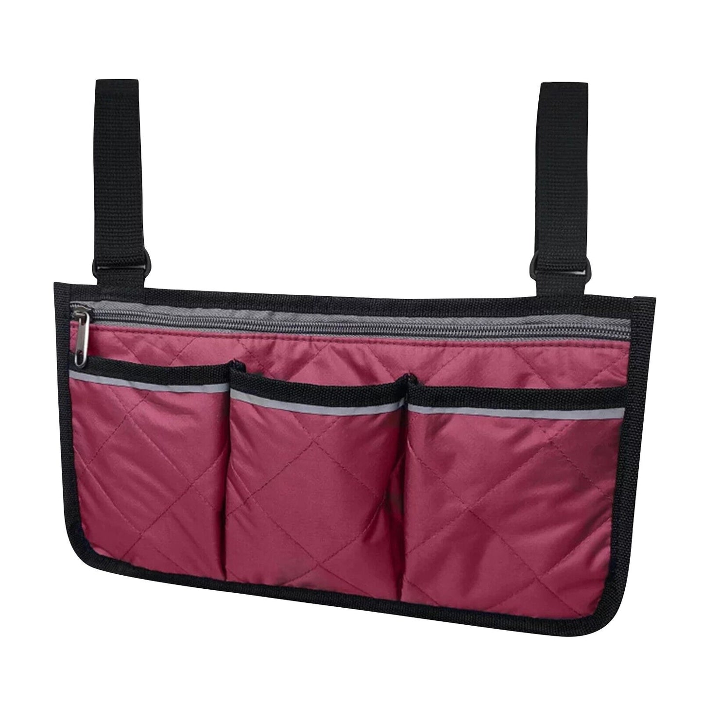 Waterproof Wheelchair Side Bag Organizer for Wallet and Accessories