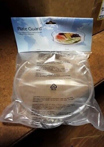 Clear Plate Guard Surround Acrylic Disability Independent Eating Aid