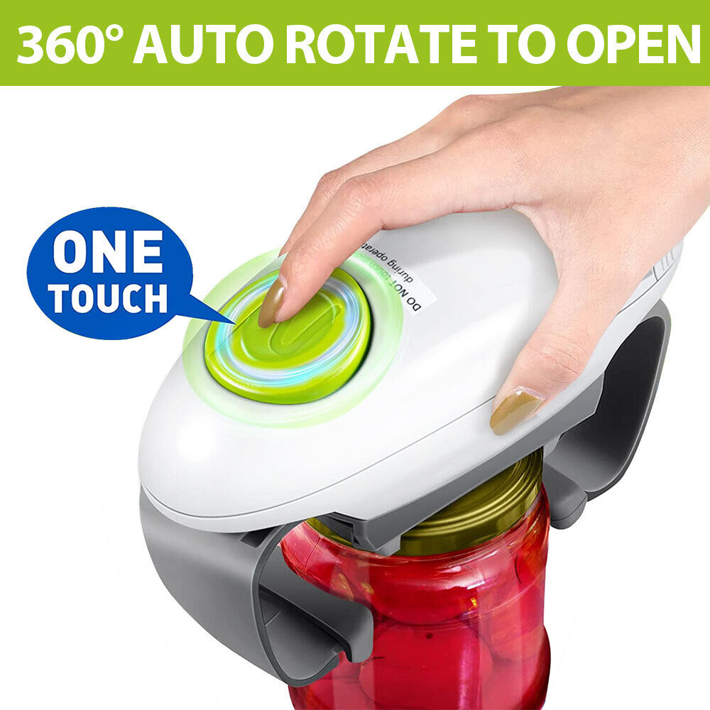 One Touch Automatic Electric Jar Lid Opener