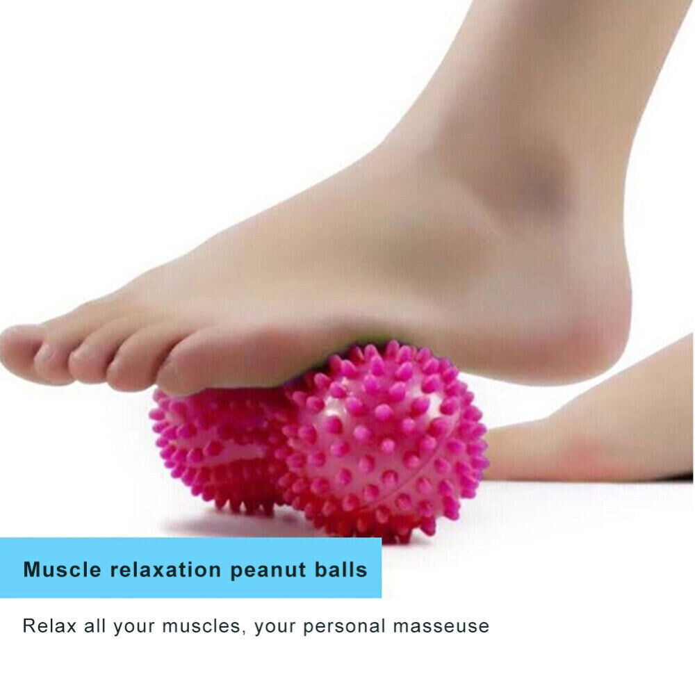 Plantar Fasciitis Foot Massage Roller with Spiky Ball for Pain Muscle Therapy