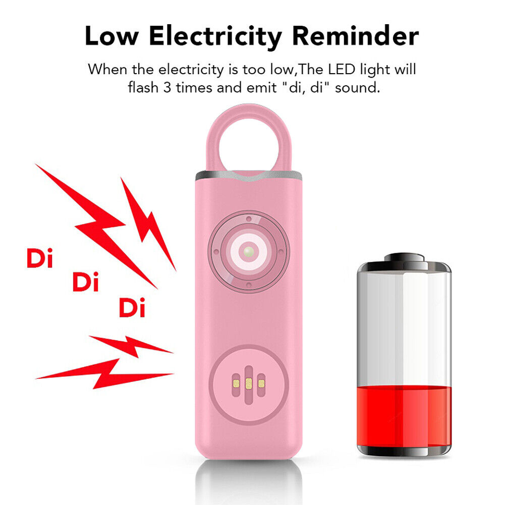 Personal Safety Alarm 130dB Loud Personal Siren Whistle for Women