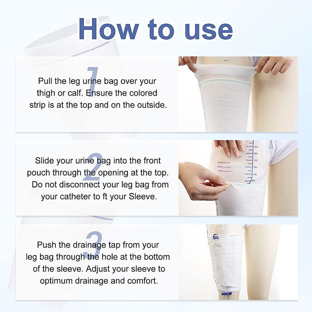 Catheter Sleeve Catheter Leg Sleeve Urine Bag Drainage Bag Cover Incontinence