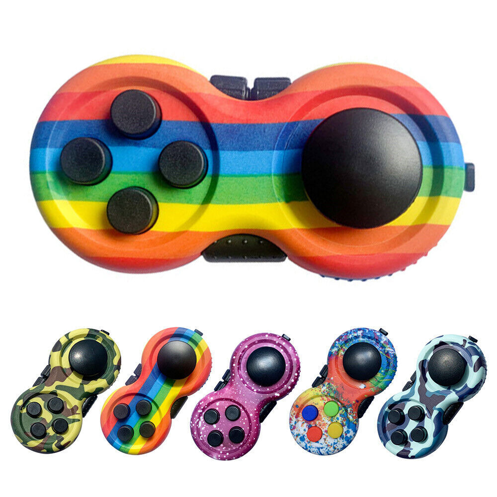 Controller Pad Handheld Sensory Fidget Toys Kids Adult Autism Anxiety Relief Toy