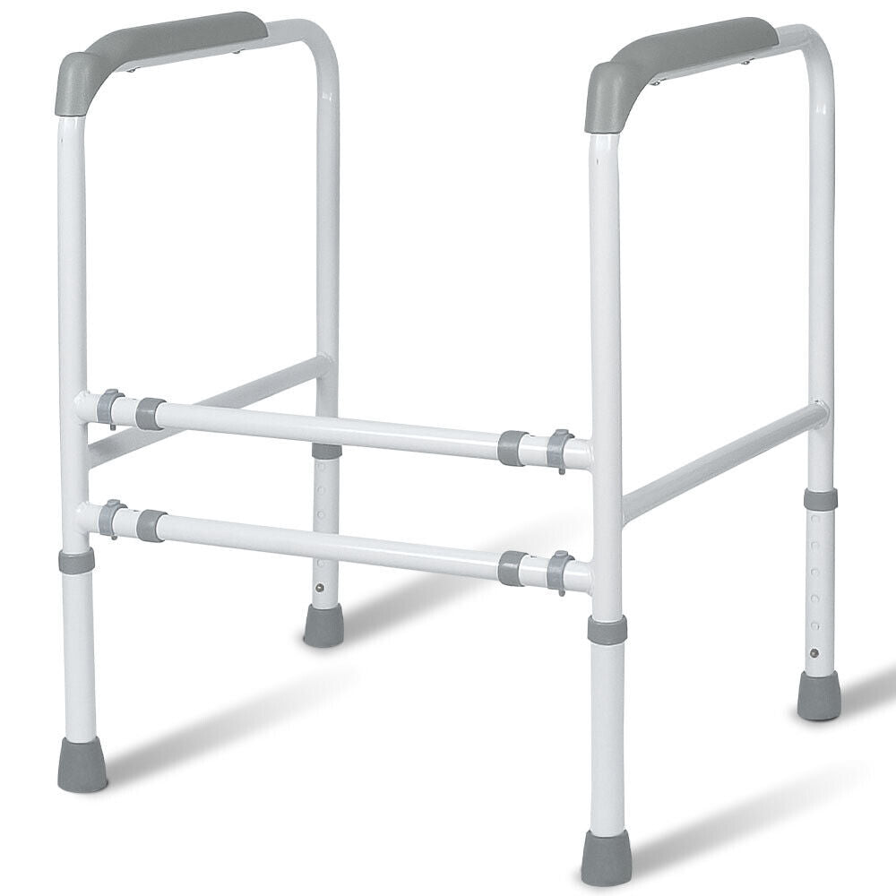 Over Toilet Support Frame Safety Grab Aid Rail for Elderly Disabled