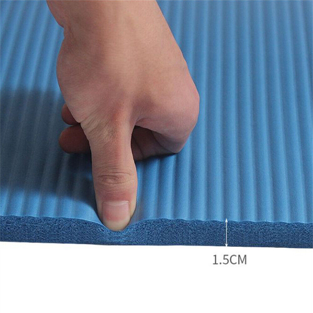 Yoga Pilates Workout Mat 15mm Thick Exercise Mat