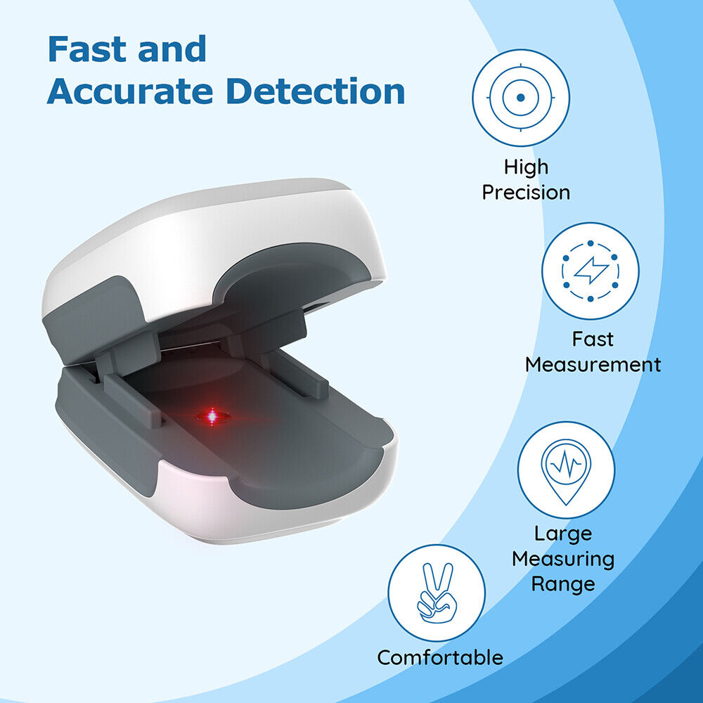 Bluetooth Finger Pulse Oximeter OLED Oxygen Saturation Monitor with Alarm and App