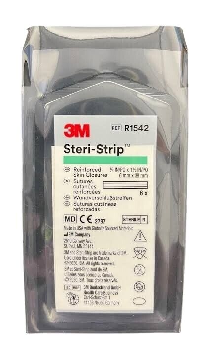 Steri-Strip 6mm x 38mm (Pack of 6) Wound Closure Strip Sterile