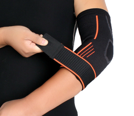 Outdoor Sports Elbow Support Brace Pad Injury Aid Strap Guard Wrap  Band