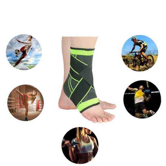 Ankle Brace Support Compression Sleeve Plantar Stabilizer Pain Relief Foot Wrap