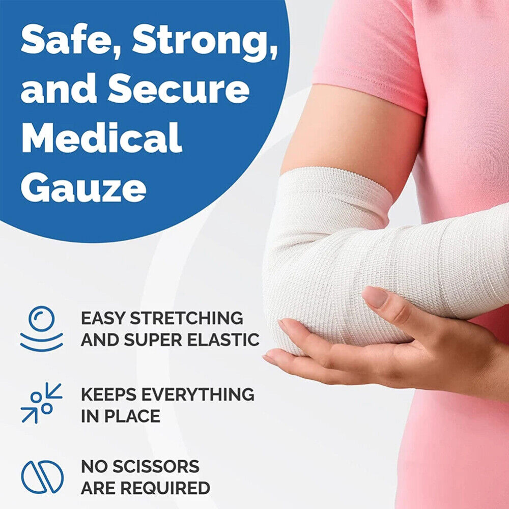 Disposable Gauze Bandage Roll First Aid Medical Bandages Wrap Wound Care