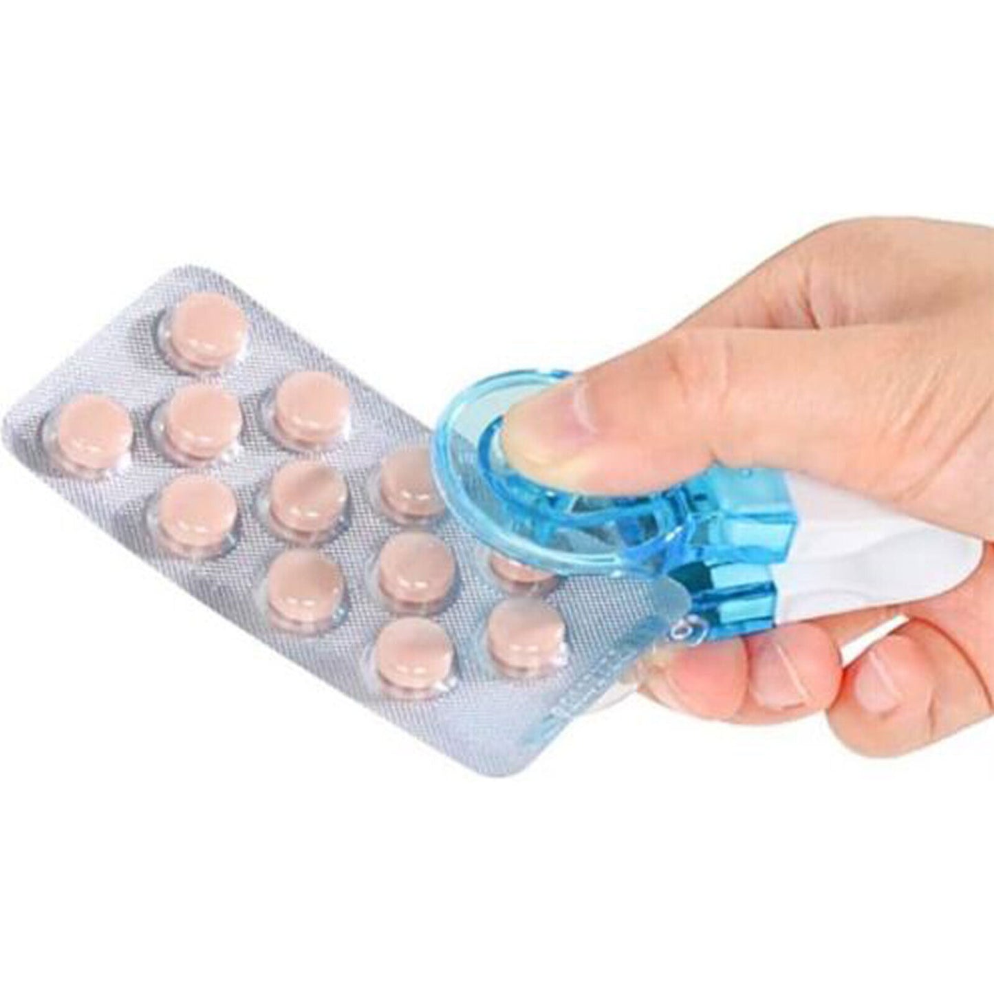 Portable Pill Taker Remover Tablet Pills Blister Pack Opener Assistance Tool