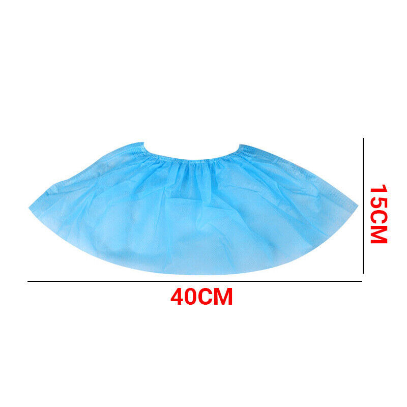 50 pcs Disposable Non-woven Shoe Cover Anti Slip Cleaning Overshoes Boot Covers