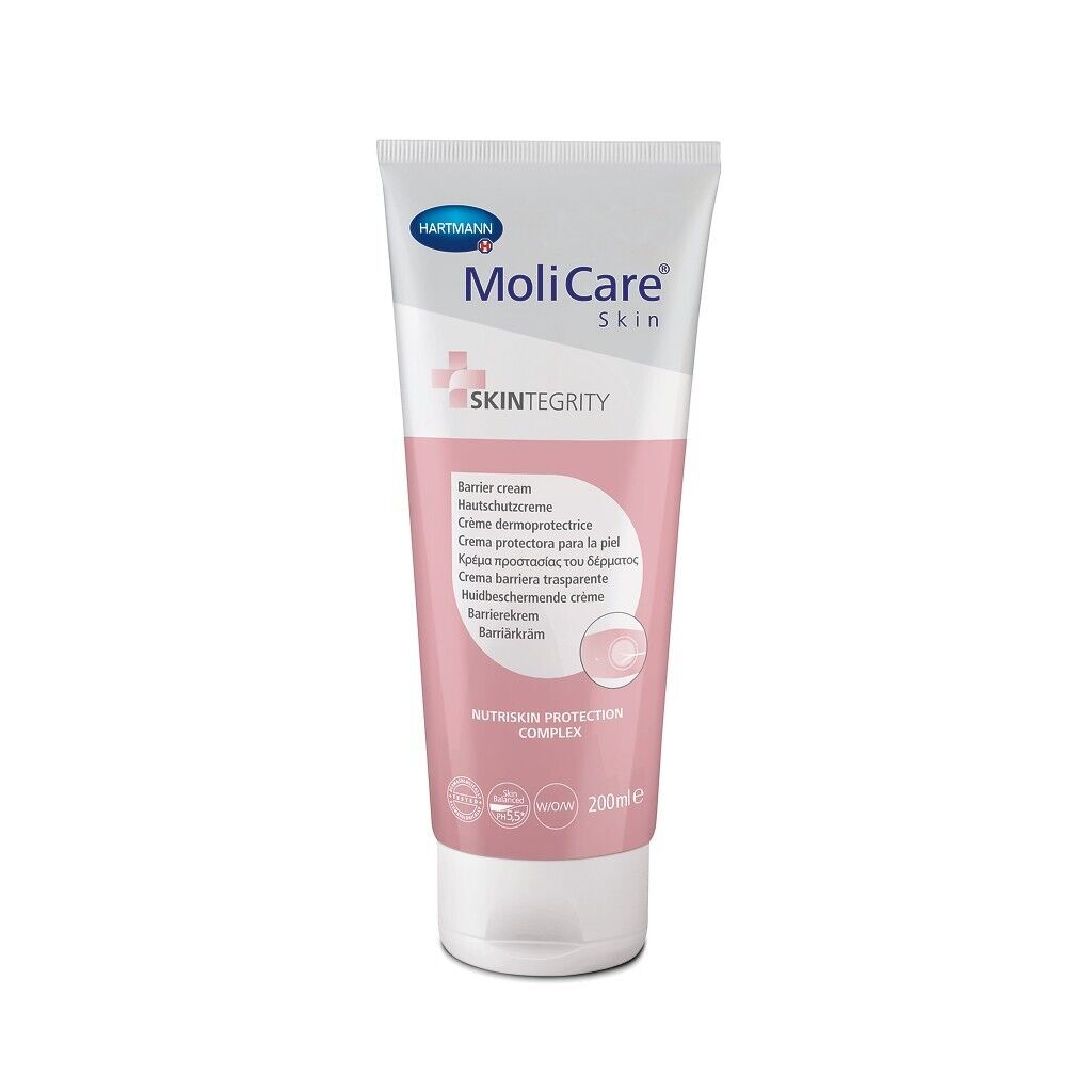 Molicare Skin Barrier Cream 200ml Tube