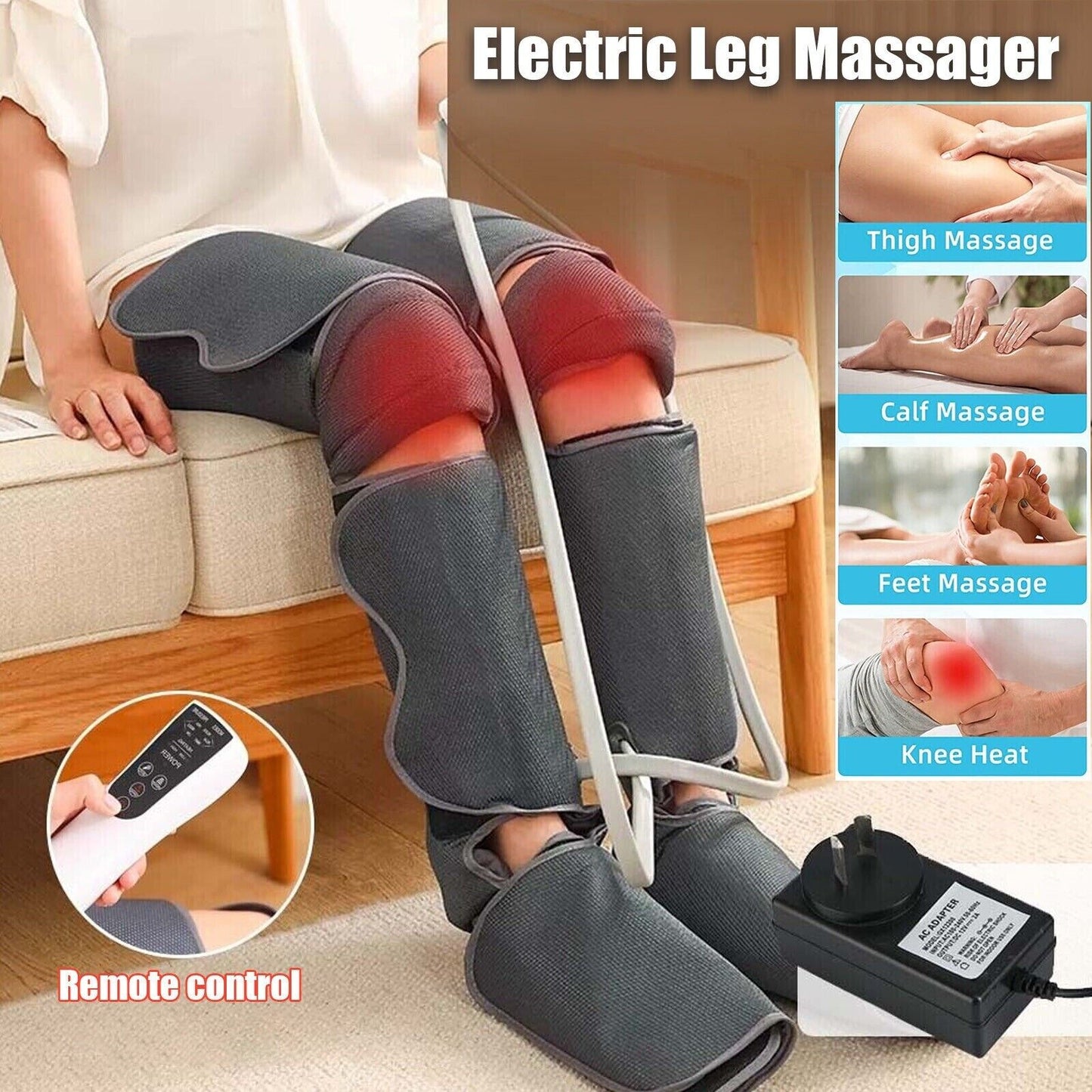 Air Compression Heating Leg & Foot Massager NDIS and Aged CareAir Compression Heating Leg & Foot Massager NDIS and Aged CareAir Compression Heating Leg & Foot Massager NDIS and Aged Care