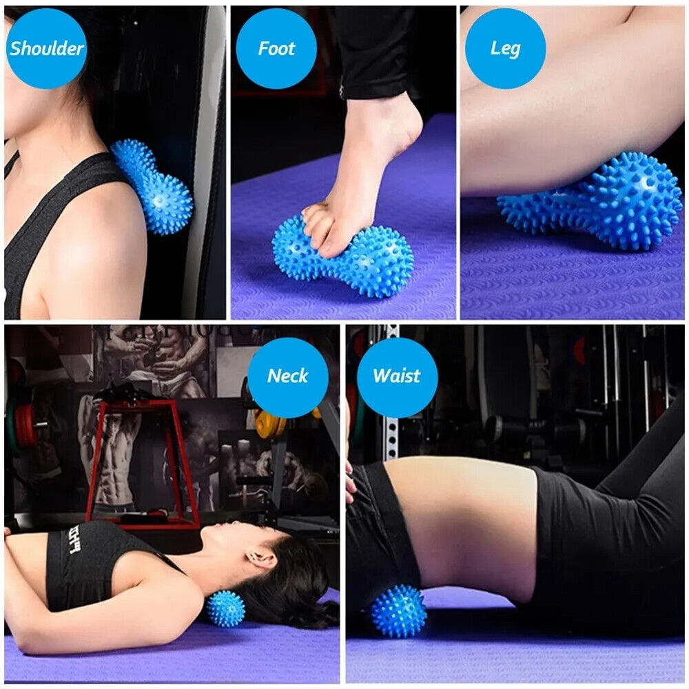 Plantar Fasciitis Foot Massage Roller with Spiky Ball for Pain Muscle Therapy