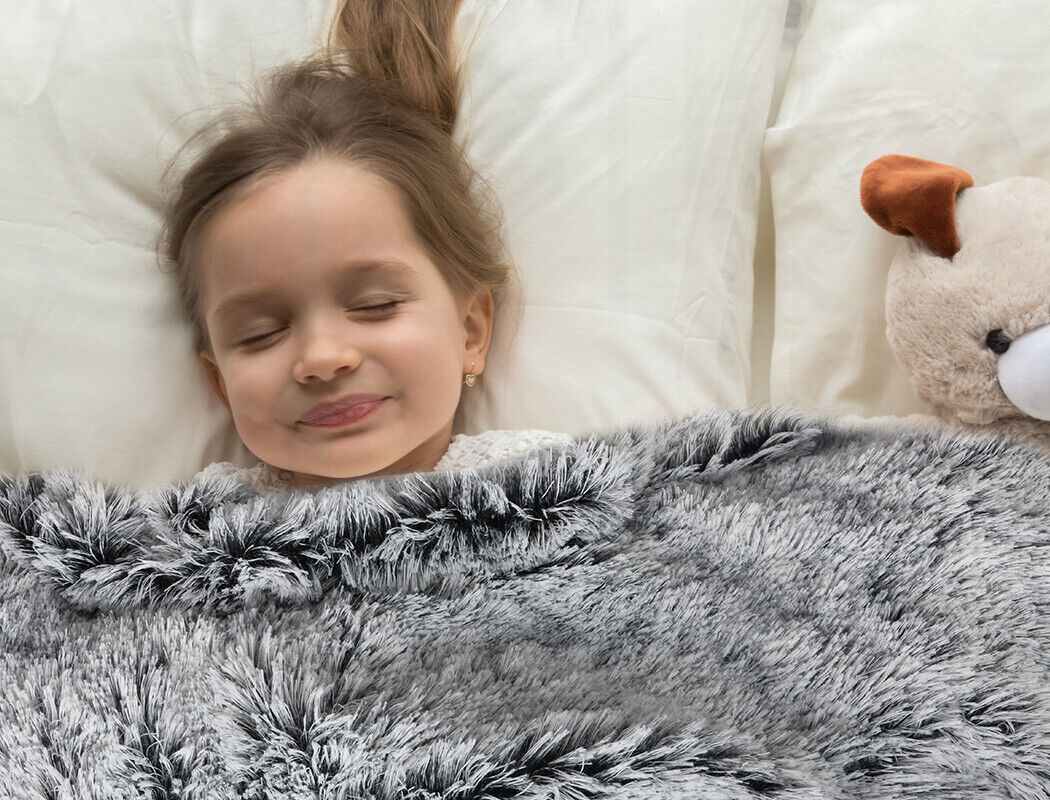 Fluffy Tie Dye Shaggy Throw Blanket