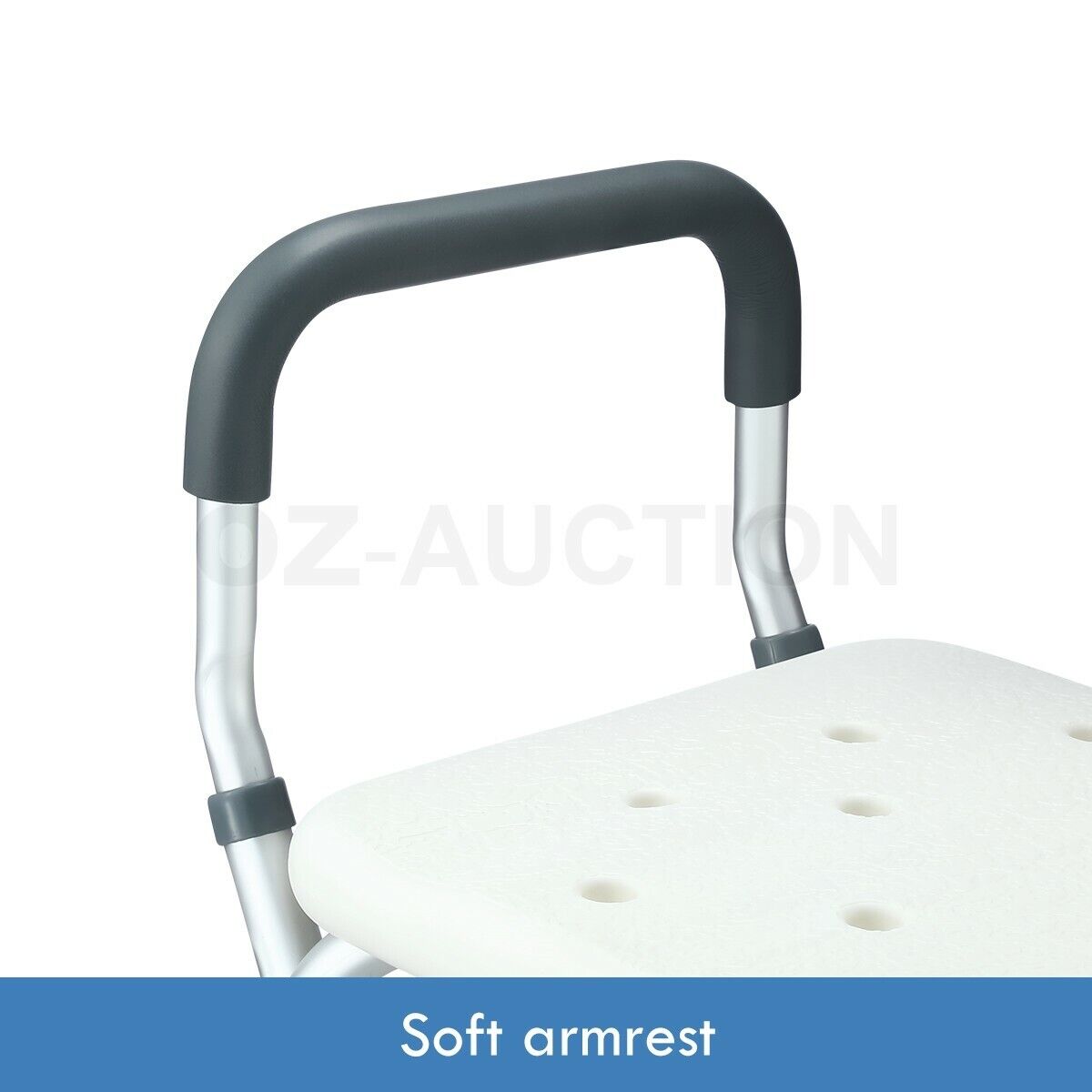 Adjustable Shower Chair Bath Seat Heavy Duty Bathtub Armrests Aid Bench Bathroom