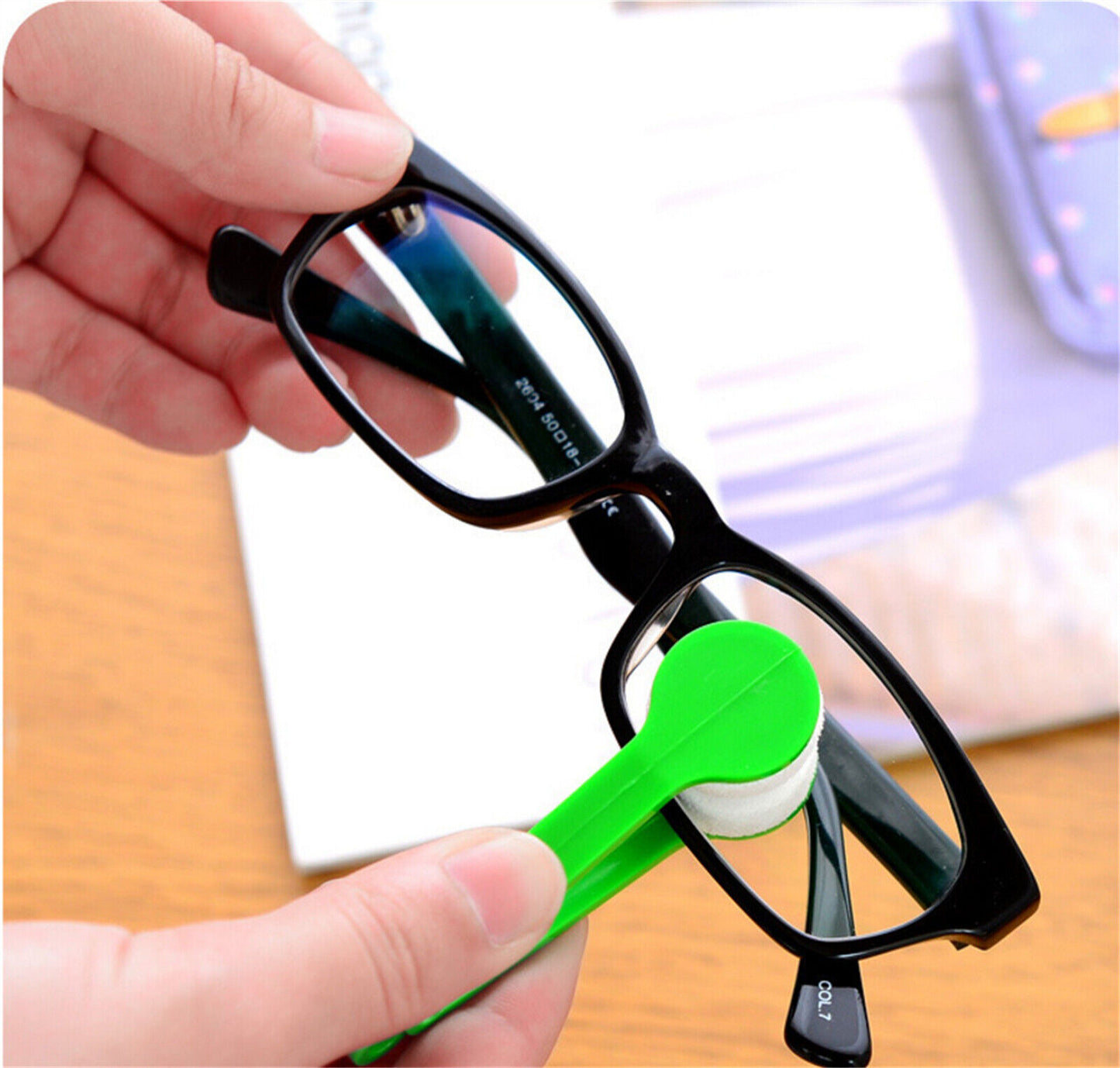 Wipe Soft Mini Cleaning Brush Spectacles Eyeglass Cleaner Eye Glasses Lens 5pcs