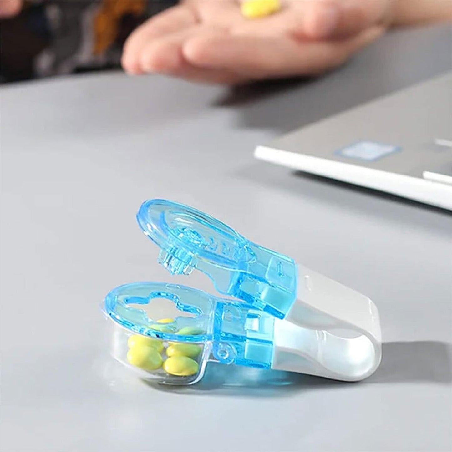 Portable Pill Taker Remover Tablet Pills Blister Pack Opener Assistance Tool