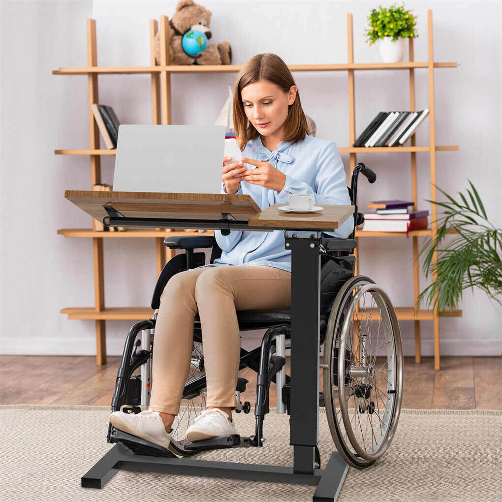 Adjustable Overbed Desk Aged Care NDIS