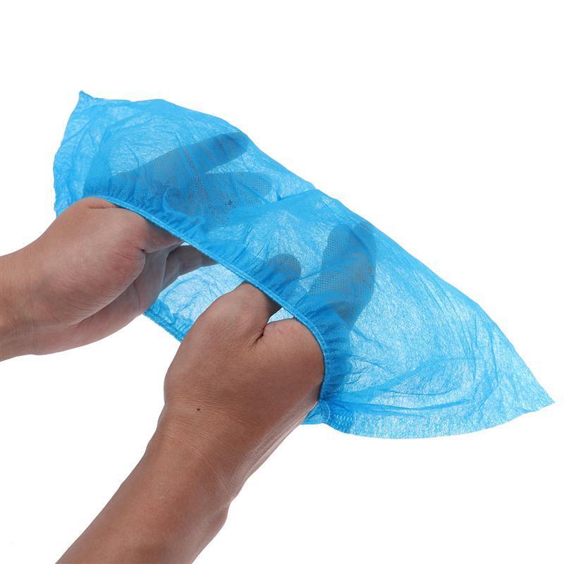 50 pcs Disposable Non-woven Shoe Cover Anti Slip Cleaning Overshoes Boot Covers