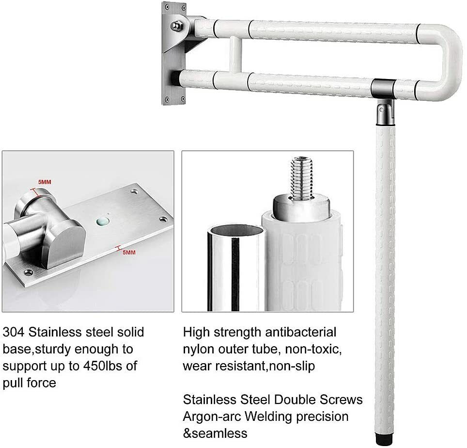 Bathroom/ Toilet Safety Support Bar Handrail