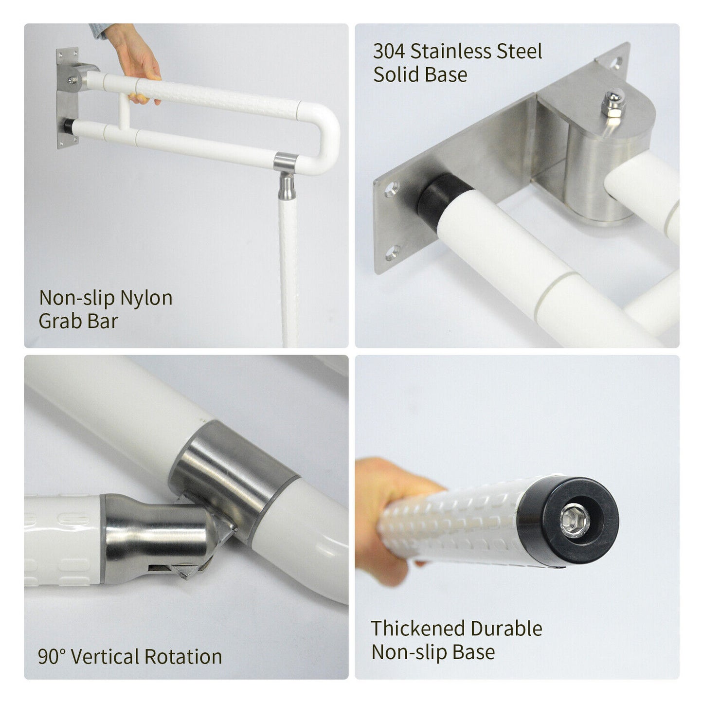 Bathroom/ Toilet Safety Support Bar Handrail