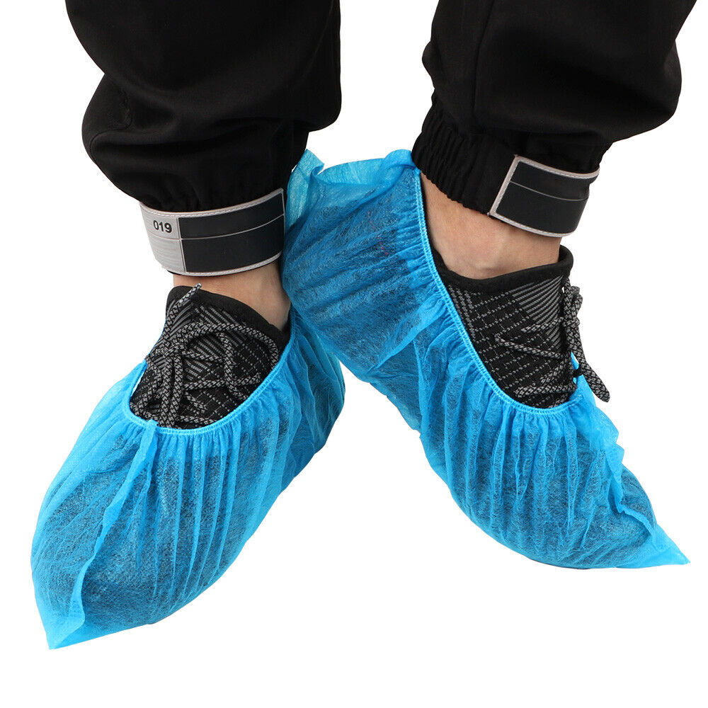 50 pcs Disposable Non-woven Shoe Cover Anti Slip Cleaning Overshoes Boot Covers