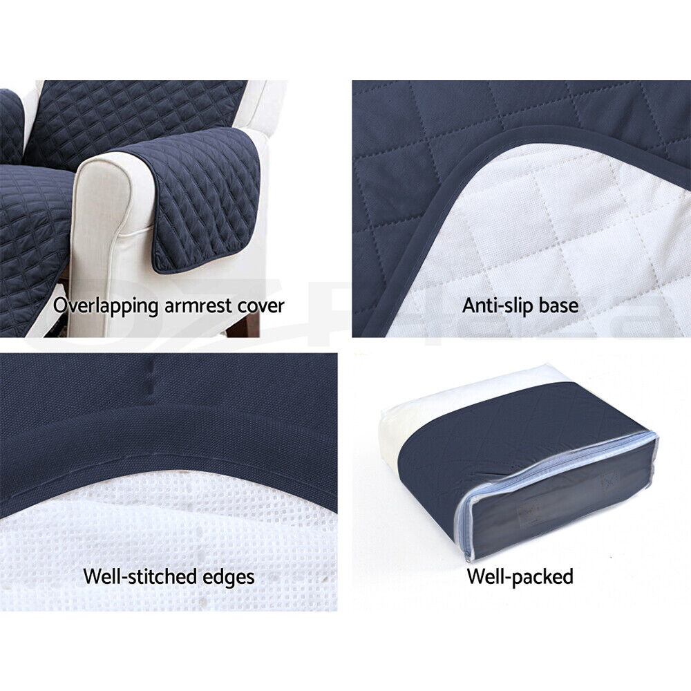 Quilted 3 Seater Couch Cover NDIS and Aged Care