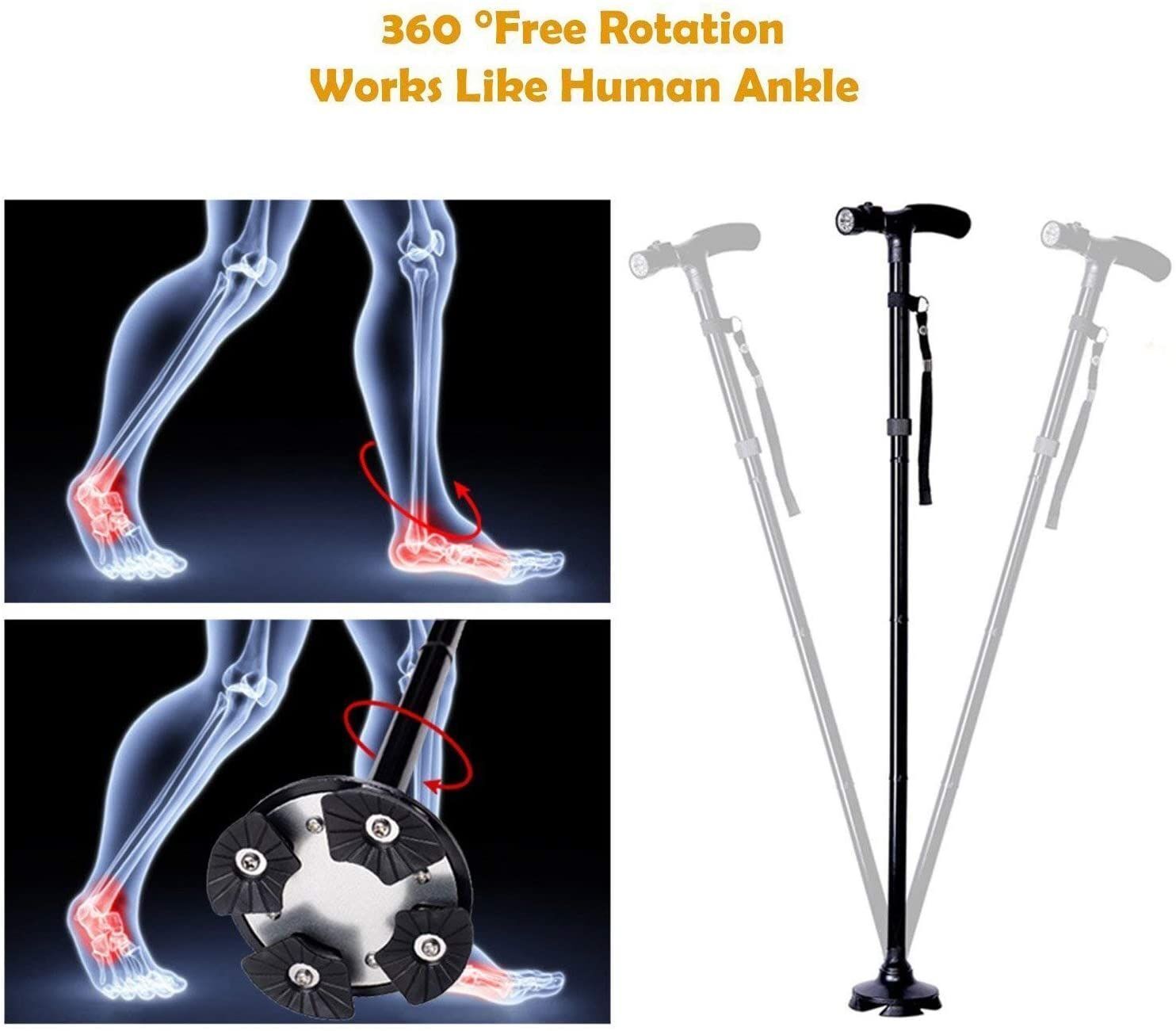 Lightweight Adjustable Walking Cane NDIS and Aged Care