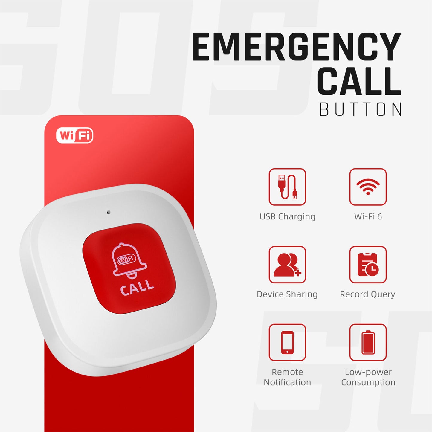 Wifi SOS Emergency Call Button