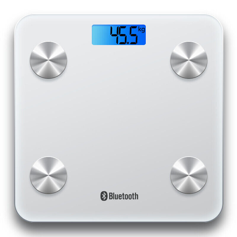 Smart Digital Bathroom Body Fat Scale 180KG Bluetooth Scales Weight BMI Water