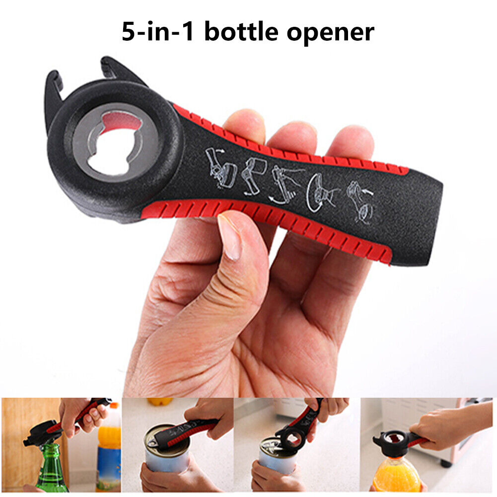 5 PCS Powerful Stainless Steel Jar Opener for Weak Hands